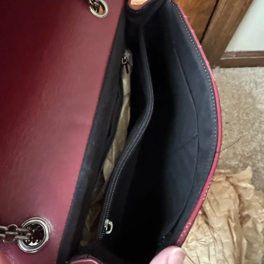 NWT Chiara Ferretti Ruby Leather Shoulder/Crossbody Bag - Picture 14 of 14